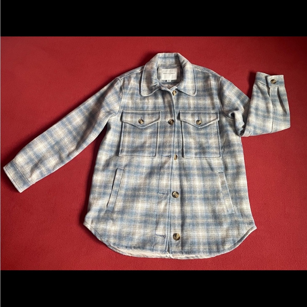 AE plaid schacket - NWOT